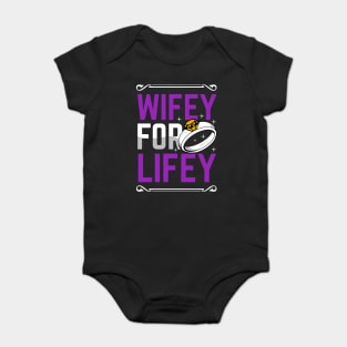 Wifey For Lifey Bride Gift Wedding Wife Engagement Accouncement Baby Bodysuit